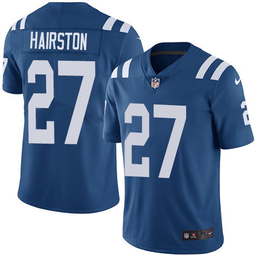 Indianapolis Colts #27 Limited Nate Hairston Royal Blue Nike NFL Home Men Vapor Untouchable jerseys->indianapolis colts->NFL Jersey